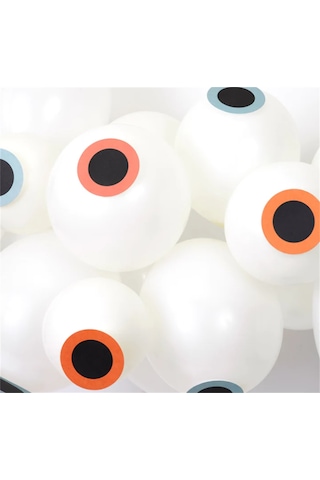 Meri Meri - Eyeball Balloon Garland - Göz Zincir Balon Seti Çok Renkli