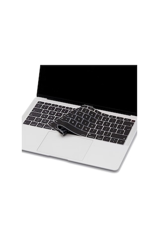 Laptop Macbook Air 13inç Klavye Koruyucu Uk-eu İngilizce Touchıd'li A1932 İle Uyumlu Açık Mavi