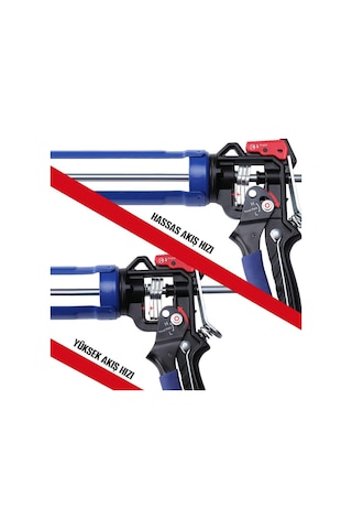Workpro Wp224001 230mm Ağır Hizmet Tipi Metal Silikon/mastik Tabancası