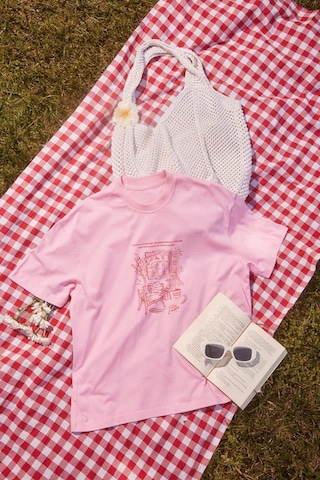 Buly Vılla Escape Baskılı T Shırt Soft Pembe
