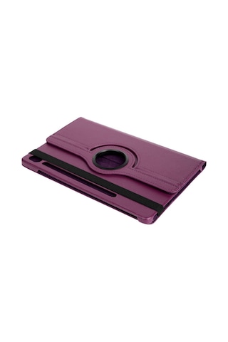 Samsung Galaxy Tab S9 Fe 10.9 Inç Tablet Uyumlu Kılıf 360 Dönebilen Deri Leather New Style Case Kılıf