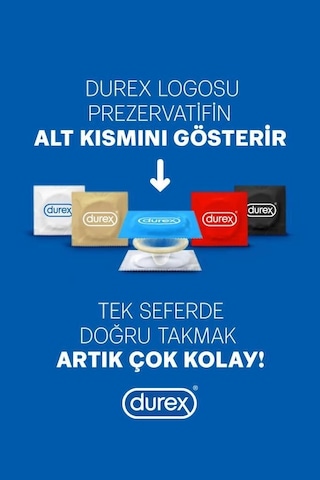 Durex Intense Uyarıcı Jelli ve Tırtıklı Prezervatif 2 x 20'li