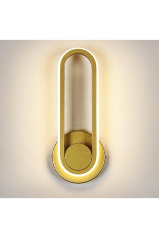 Homyl Duvar Işıkları 360 Aydınlatma Modern Için Altın Altın