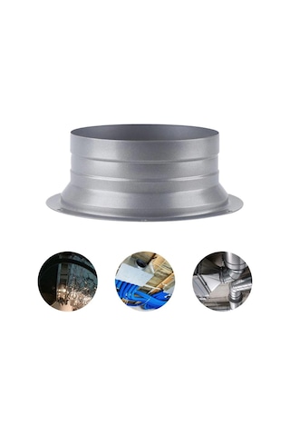 75-300mm Egzoz Kanalı Bağlantı Flanşı Metal Boru Hava Tahliye Bağlantısı Mutfak 300mm