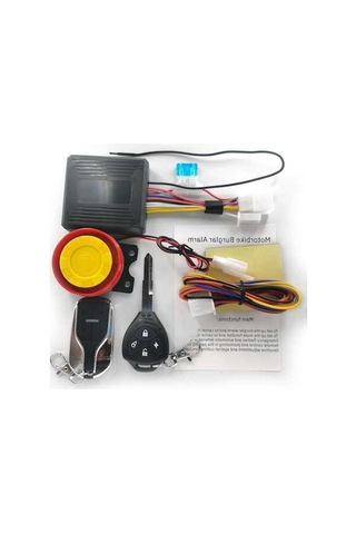 Trendooze Evrensel Motosiklet Alarmı, 12v, 125db, Uzaktan Kontrol