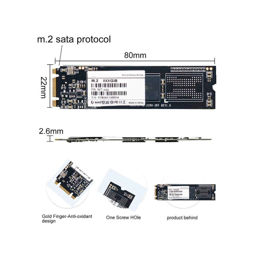 Sones M.2 2,5 İnç Yüksek Hızlı Ssd Katı Hal Sürücüsü, Kapasite: 128 Gb
