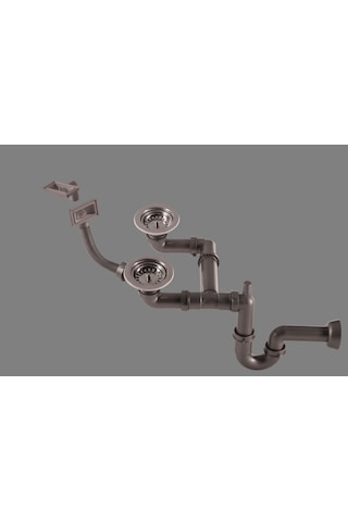 Franke Dominox Blanco Ukinox 1 5 Göz Evye Sifon Takımı Kare Taşmalı