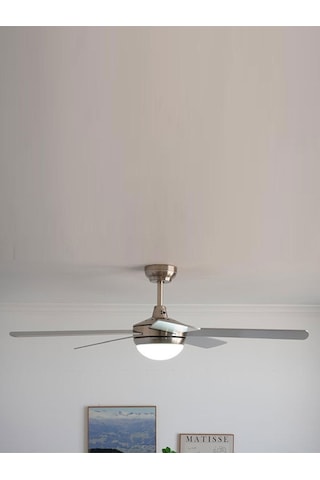 Woox İleri Geri Fonksiyonlu 5 Kanatlı Fan Ve Işıklı Uzaktan Kumandalı Tavan Vantilatörü Gri