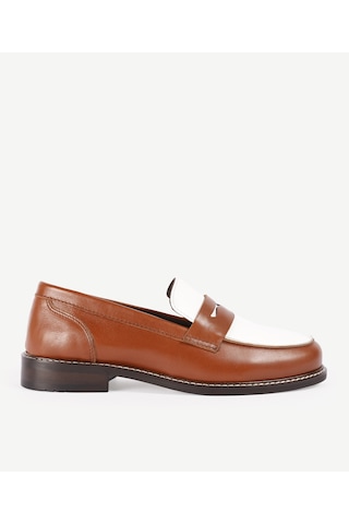 Yargıcı Maskülen Retro Loafer Kahverengi