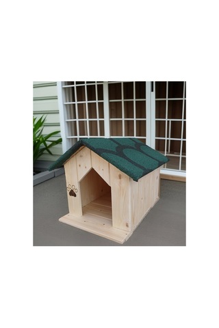 Woodcolor Premıum Doğal Ahşap Kedi Evi Dış Mekan Kedi Kulübesi Yağmur Geçirmez - 785647301