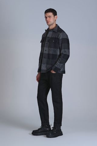 Lufian Anton Smart Jean Erkek Pantolon Slim Fit Siyah Siyah 112200224100100 Siyah