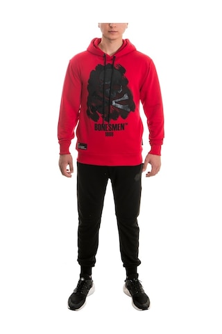 Bonesmen Erkek Kapüşonlu Sweatshirt (463018464) Kırmızı