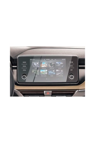 Skoda Kamiq İle Uyumlu İki Tuşlu Multimedya 9h Nano Ekran Koruyucu 2024 2025