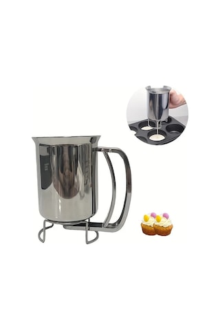 Honeybeeshop 1 Parça Paslanmaz Çelik Hamur Dispanseri Manuel Akış Kontrolü Temizlemesi Kolak Mutfak Yardımcısı