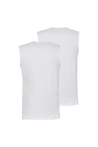 Blackspade Erkek Atlet 2li Paket Loose Fit 9227 - Beyaz