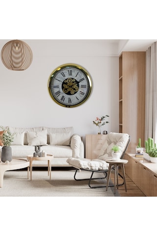 Gold Atlas Royale 60 Cm Çarklı Duvar Saati