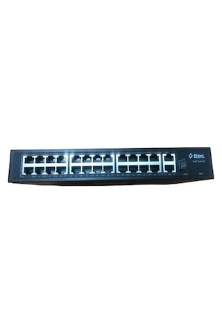 Ttec 26300pg, 24 Portlu, 10/100/ Fast Ethernet , 2 Gigabit Uplink, 24 Port Poe + 300w