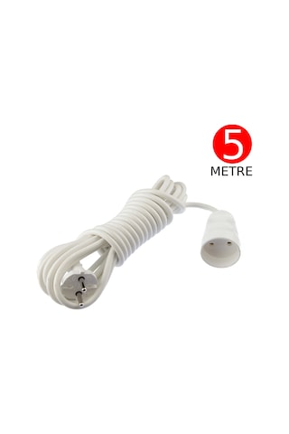 Tek-iş Uzatıcı Takımı Uzatma Kablosu Topraksız Seyyar Ara Kablo 5 Metre Diğer