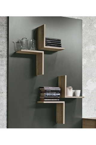 Sengenegel Raflı Kitaplık Gizli Montajlı