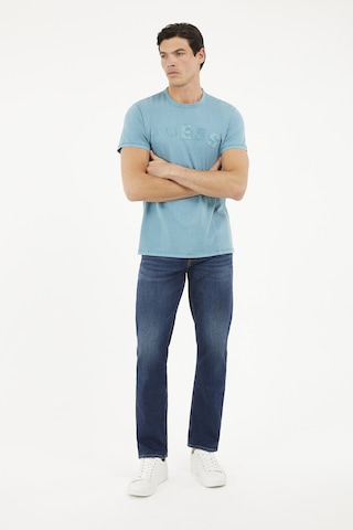 Guess Erkek Slim Fit Kot Pantolon M4ban2d5gn1 Mavi