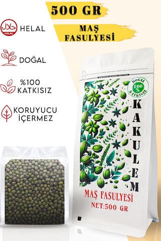 Kakulem Filizlendirilmiş Glutensiz Maş Fasulyesi 500 G