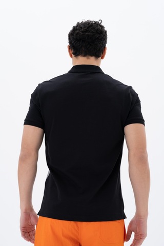 AR-MA Arma Erkek Baskılı Regular Fit % 95 Pamuklu %5 Likralı Polo Yaka T-shirt Y25374303701 Siyah
