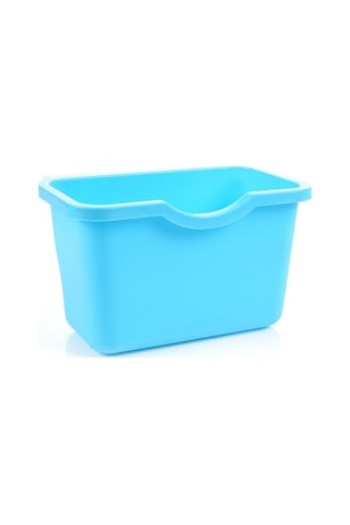 Mutfak Dolabı Kapısı Plastik Sepet Asılı Çöp Kovası Atık Kutusu Çöp Kasesi Kutusu Adm Mavi