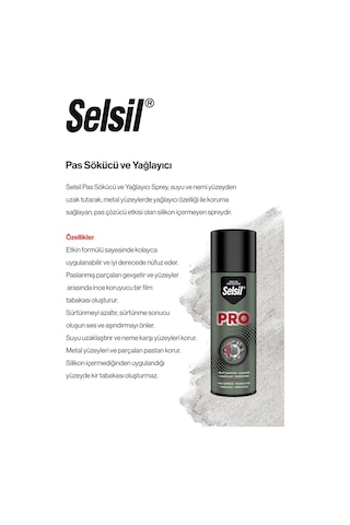 Selsil Pas Sökücü Ve Yağlayıcı 11 Al 9 Öde 200 Ml Ve Rosie Pamuk 1 adet