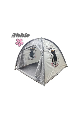 Abbie Çocuk Oyun Çadırı Svm Siyah Kedi Eko Gri