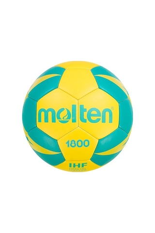 Molten H3x1800 Dikişli Deri 3 No Hentbol Topu Yeşil