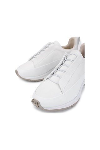 Tamer Tanca Erkek Hakiki Deri Beyaz Sneakers & Spor Ayakkabı 1092 2222-2 Erk Ayk Y25 Beyaz Dr/beyaz Fltr Beyaz