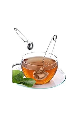 Çay Demleme Aparatı Bitki Çayı Süzgeci Demleme Cin524 Gri