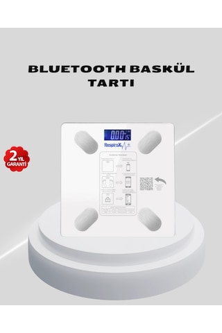 Akıllı Bluetooth Tartı 8 Farklı Ölçüm Verisi, Otomatik Kişi Tanıma Renkli