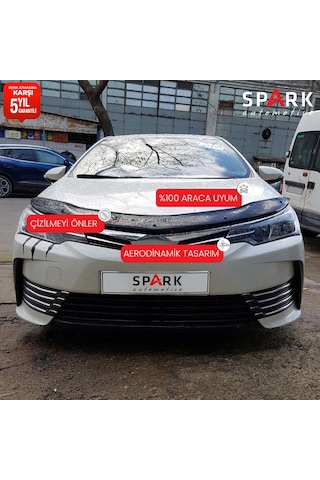 Toyata Corolla 2013-2018 Yıl Aralığı Uyumlu Kaput Rüzgarlığı 4mm