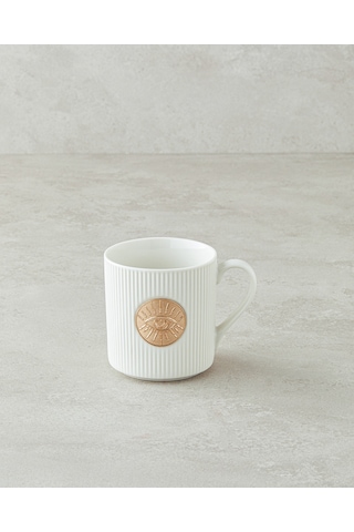 English Home Goldie Eye New Bone China Yılbaşı Kupa 370 Ml Beyaz-gold Beyaz-gold