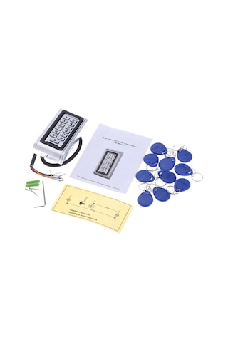P110 Rfid Elektronik Şifreli Kartlı Kapı Açma Kilit 10 TAG