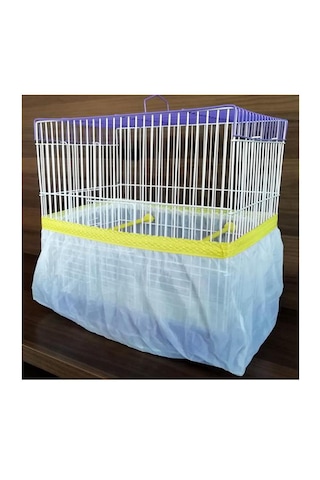 Büyük Boy Xxl Kuş Kafes Tülü 60 X 35 X 30 Cm - Renk Sarı