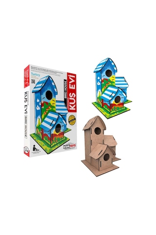 Redka /kumtoys 2698 Kumtoys Ahşap Kuş Evi Boyama.