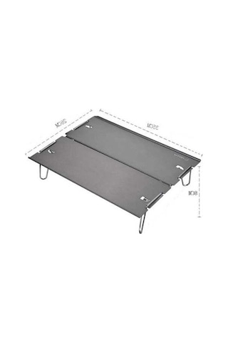 Dancemonkey Aotu At6759 Dış Mekan Katlanır Masa, Hafif Gümüş Grisi, Gri