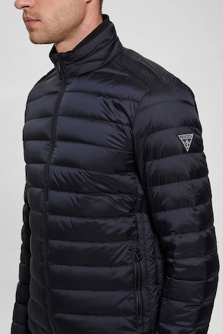 Guess Erkek Şişme Mont Lacivert