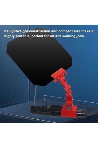 Geeksen Kaynaklı Malzeme Kaynaklı Kaynak Koruması Maske - 360 Döner, Elserbest Kullanim, Isik Engelleyici, Mıg/tıg Uyumlu