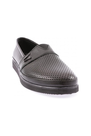 Dgn 535-23y Kadin Lazerli V Tokali Lastik Detayli Comfort Ayakkabi Siyah