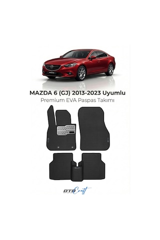 Mazda 6 Gj 2013-2023 Araca Özel 3d Havuzlu Eva Paspas Tam Set 5 Parça