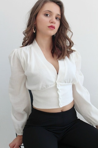 Mois Atelier Beyaz Gömlek, Tasarım, Hediye, Büyük Beden Beyaz