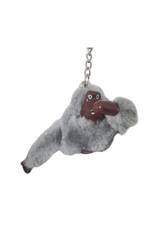 Anıl Bags Maymun Peluş Anahtarlık 6 Adet Gri
