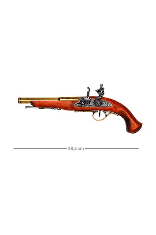 Denix Dekoratif Flintlock Pistol Left-handed , 18. Yüzyıl