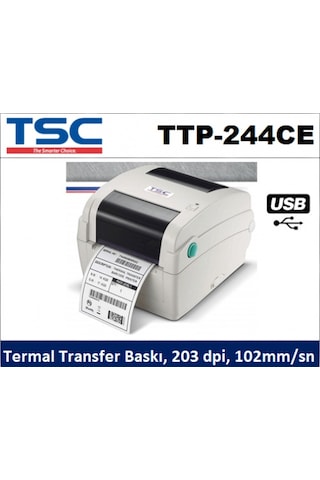 Tsc Ttp244Ce Termal-Termal Transfer Barkod Yazıcı