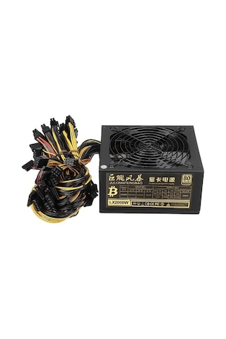 LX2000W 2000W 80+ PSU Platinum Güç Kaynağı - Power Supply