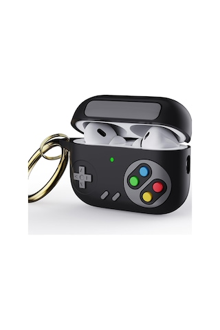 Smcase Apple Uyumlu AirPods Pro 2 Kılıf Model Soft Kancalı Mat Silikon Sf7