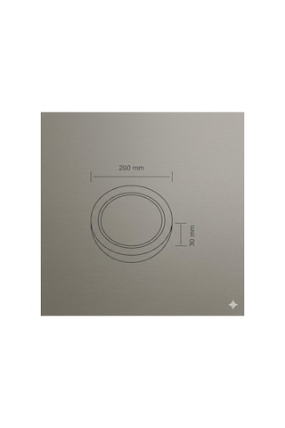 18 Watt 6500k Beyaz Işık Yuvarlak Led Panel Sıva Üstü 2 Adet .